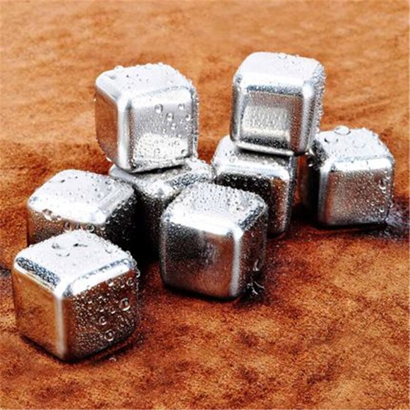 304 stainless steel quick-frozen ice cube ice making mold household whiskey quick-frozen metal ice cube ice tray