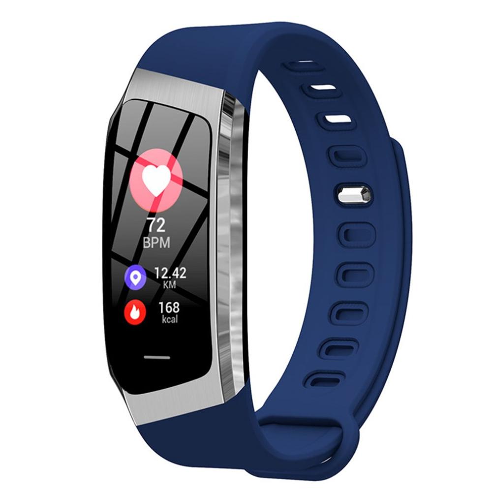 E18 smart armbånd blodtryk pulsmåler fitness aktivitet tracker smart ur vandtæt mænd kvinder sport armbånd: 6