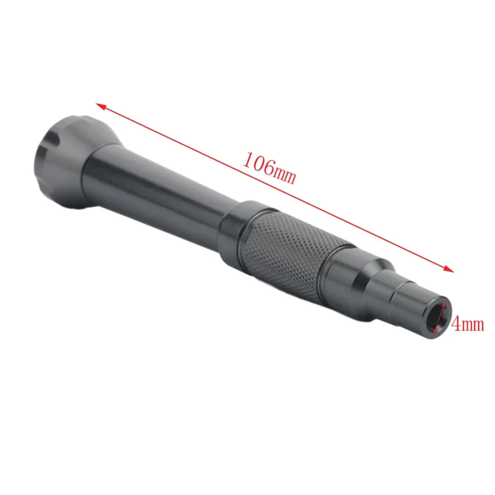 Bolt Driver Screwdriver Handle Bits Holder Aluminum Alloy Hand Tool Hex Bits Magnetic Precision Screwdriver Holder 4mm