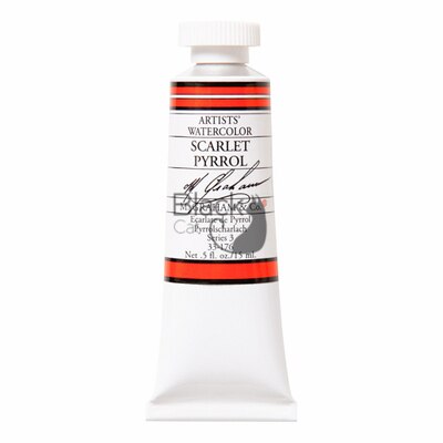 M.GRAHAM &amp; CO-pintura de acuarela Original importada, suministros de Arte de pintura, serie roja, 15ml: 176