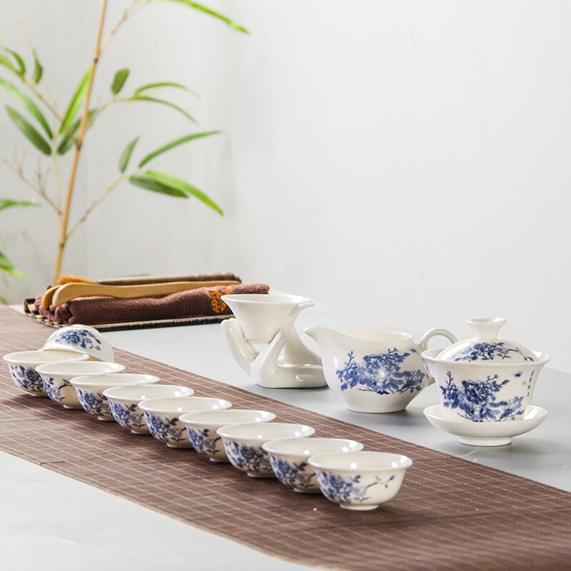 Kinesisk keramisk tekop porcelæn tesæt tekop med filter gaiwan  b027