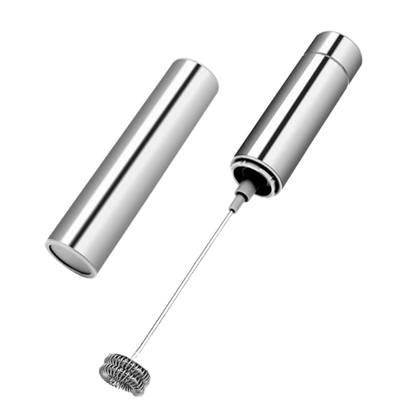 Mælkeskummer håndholdt elektrisk, rejse kaffeskummer. kaffeskummer til mælkeskumning, latte/cappuccinoskummer mixer til drink,: Default Title