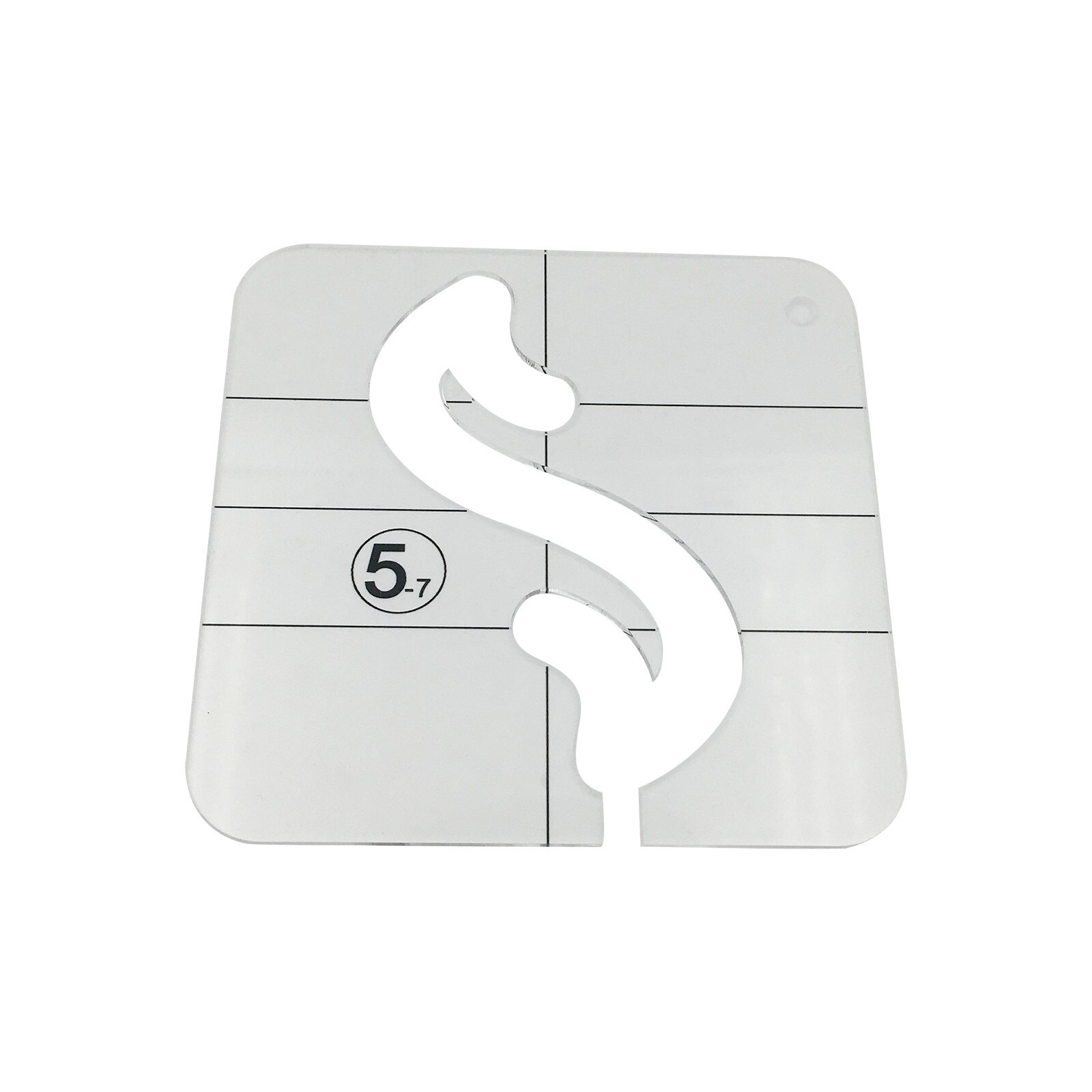 25# Free Motion Quilting Template Series With Quilting Frame For Domestic Sewing Machine Ruler Household Sewing Accessory: C