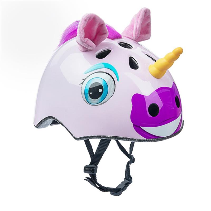 Kids Helm 3D Eenhoorn Fiets Helm Voor Meisje Jongen Kinderen Helmen Multi-Sport Fiets Helm Voor Skateboard Schaatsen scooter