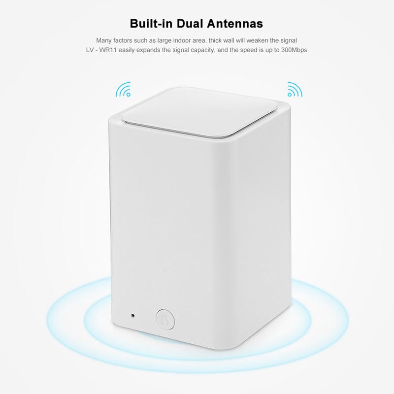 300Mbps Wireless Router/Repeater/Ap/Wps Wifi Range Extender Mini Dual Netzwerk Eingebaute Antenne Mit 2 port Wi-Fi Uns Stecker