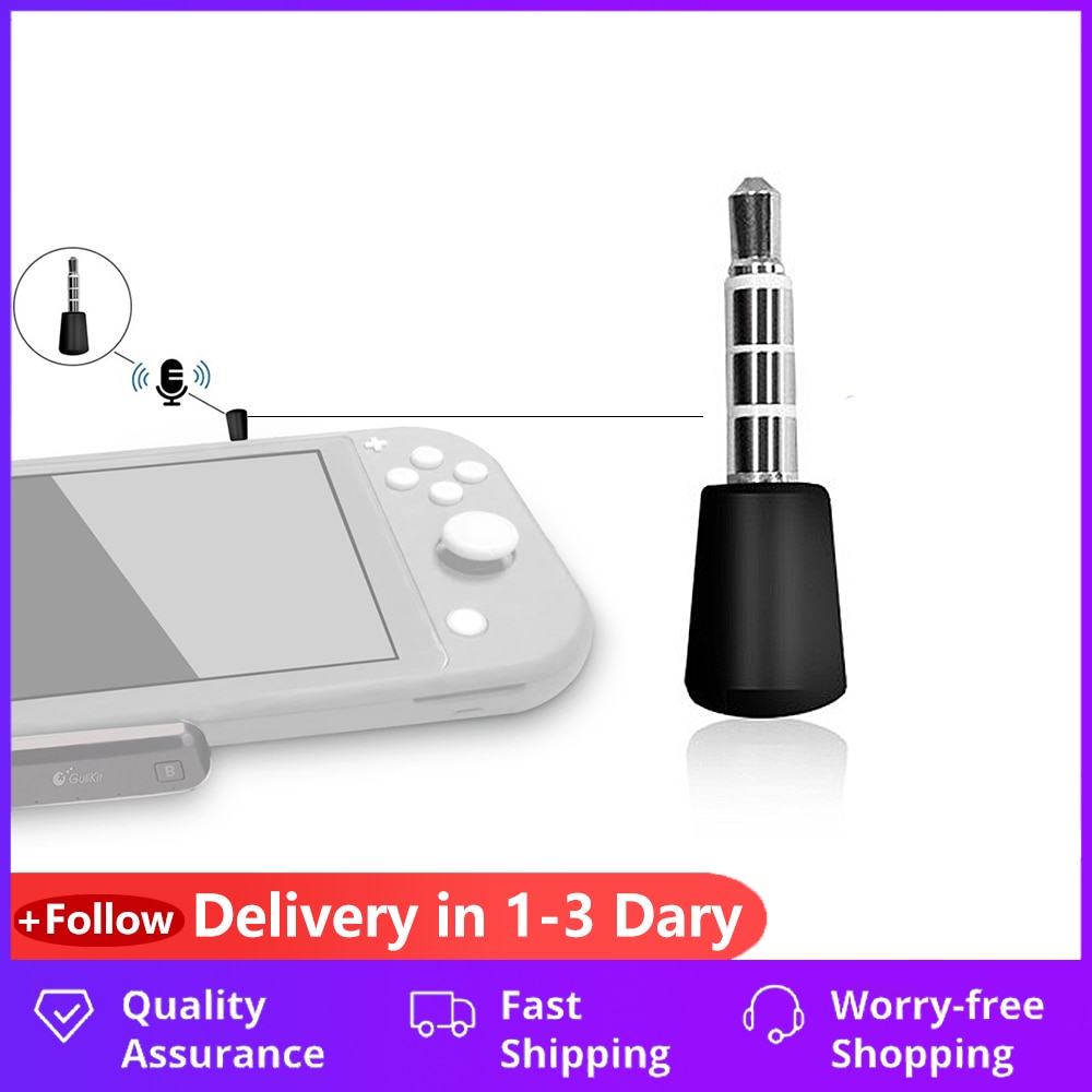 Route Air Pro Accessory Microphone with In-Game Voice Chat Microphone for NS07 for Nintendo Switch Lite