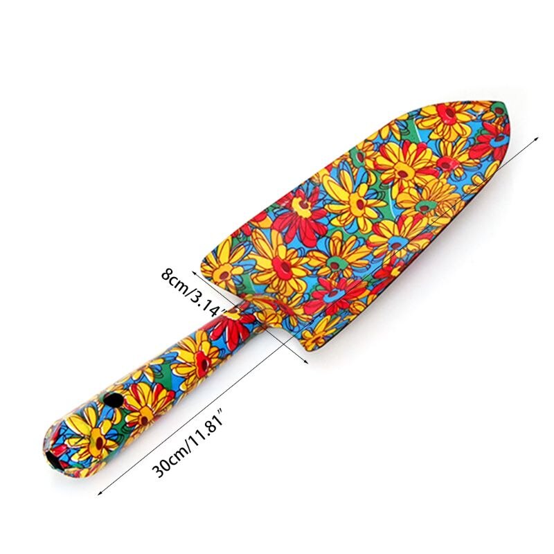 Garden Trowel Printed Rust Resistant Small Shovel Gardening Tool for Flower Vege N1HF