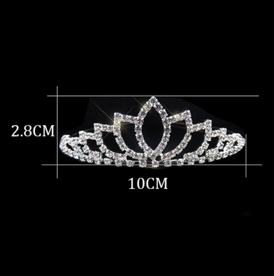 Princess Floral Crown Headband Wedding Hair Jewelry Diadem Head Piece Bridal Hair Ornaments Girls Tiara Prom Bride Headpieces: 28