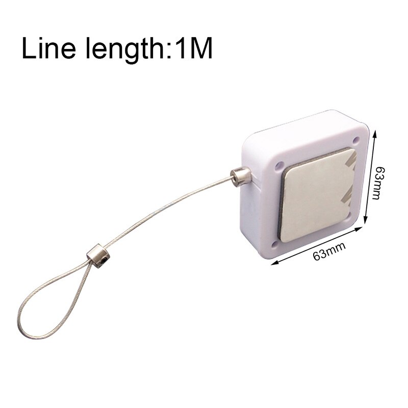 Automatic Door Closer Punch-Free Automatic Sensor Door Closer Universal Door Closer Automatic Organizer Sliding Door Closer: white 1m