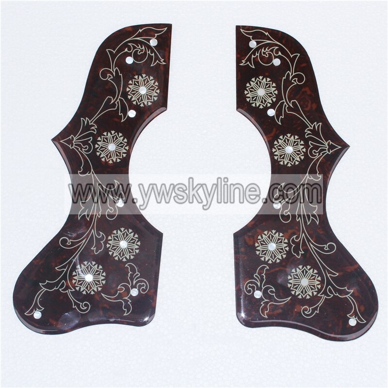 right hand and left hand J200 guitar pickguard, pickguards for J200 guitar,2mm thickness celluloid inlays Pick-guard,