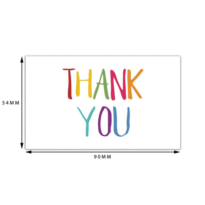 30Pcs carta Kraft colorata grazie carte etichetta per la decorazione di nozze piccola impresa dare carta regalo scuola bambini elogi carta