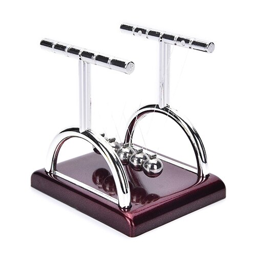 Newtons Cradle Steel Balance Ball Fun Decoration Physics Science Toy