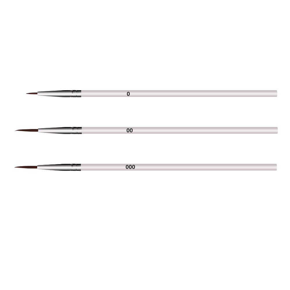 Juego de 10 unids/set de punta de fibra de nailon, pluma de dibujo de línea de pelo, pincel de pintura para artista, bolígrafo de gancho fino, suministros de arte