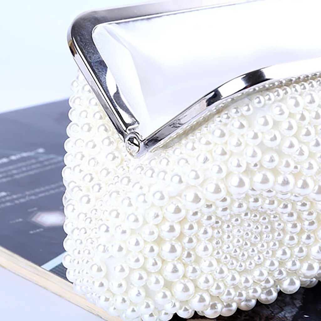 Ladies Clutch Bag Women Evening Party Wild Bag Evening Women Pear Evening Handmade Beaded Clutch Shoulder Cross Bags K612