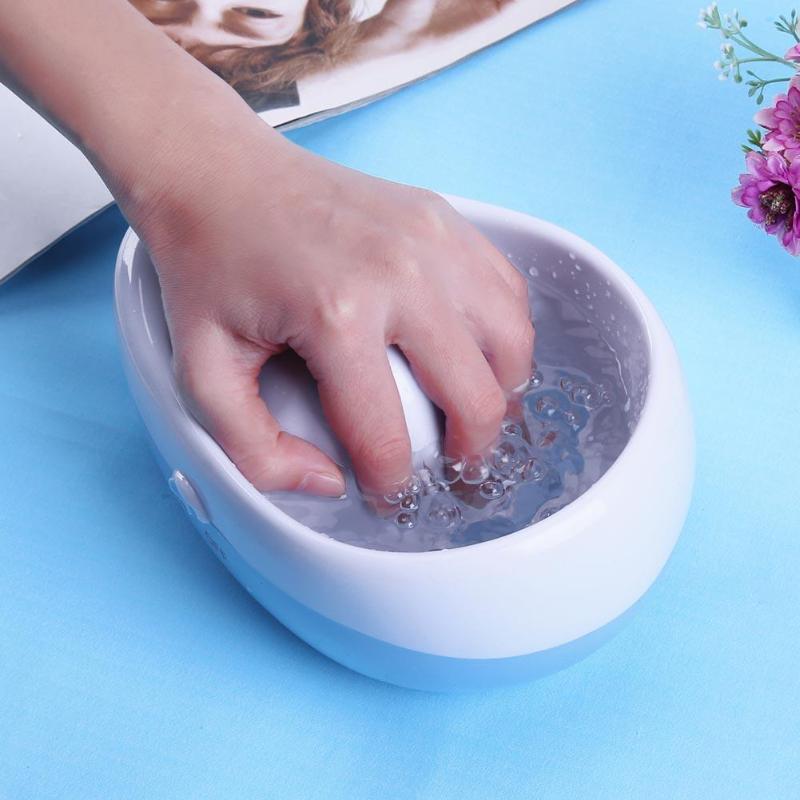 Elektrische Diy Nail Art Soak Bowl Bubble Trillingen Hand Wassen Nail Gel Polish Remover Nail Spa Manicure Tool Nagels Remover gereedschap