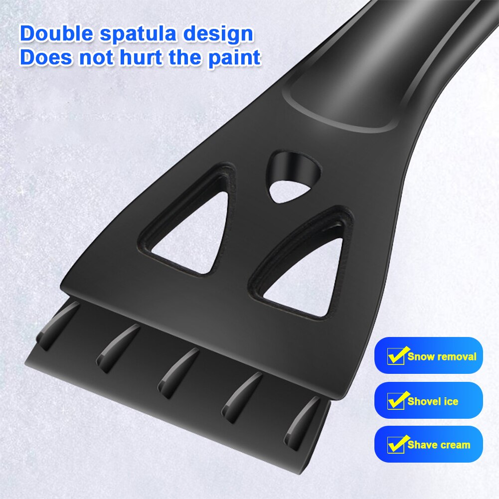 Vindruta bil utdragbar multifunktionell bil snöborste spade rörlig sopborste verktyg rengöring 3 in 1 isskrapa