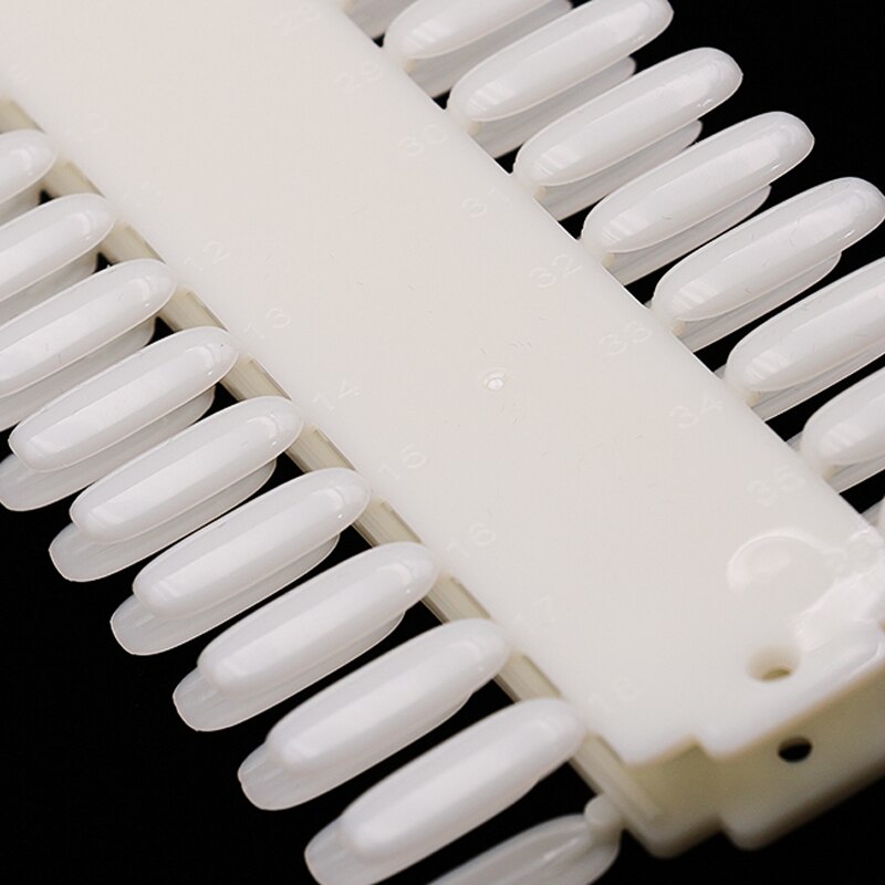 1 Pcs 36 Tips Nagels Praktijk Tips Display Plastic Natuur Kleuren DIY Nagels Kleur UV Gel Polish Grafiek Gel card Board Apparatuur