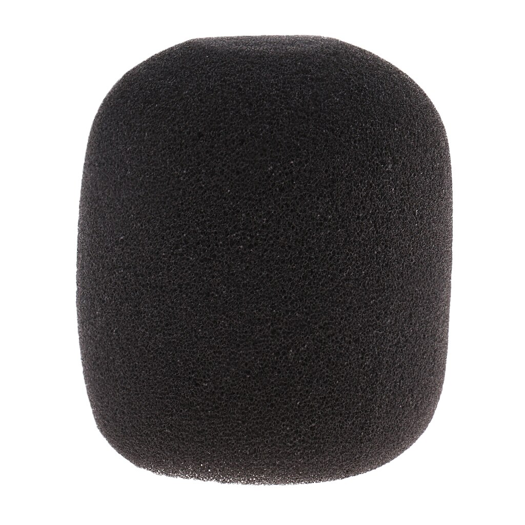 Microphone Headset Grill Windscreen Sponge Foam Black Soft Mic Cover Shield