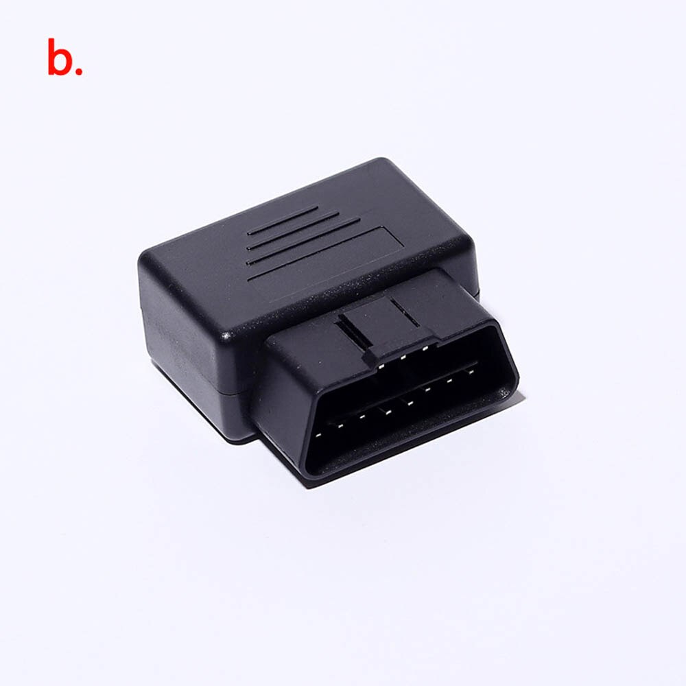 10 stück/lot 16- loch-auto-obdii-stecker obd 2 obd 2 16- pin-kfz-stecker obd -ii 16- pin-buchse l-typ-scanner-adapter