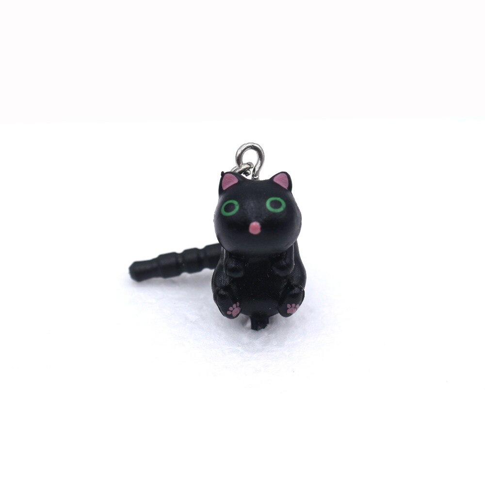 Adorável pet série japão bonito gato, filhote de cachorro 3.5mm universal plugue de fone de ouvido plugue de fone de ouvido rolha