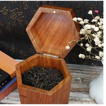 Draagbare thee blikken houten palissander palissander massief houten thee blikken pu& #39 ;er thee verpakkingsdoos opslag thee blikken