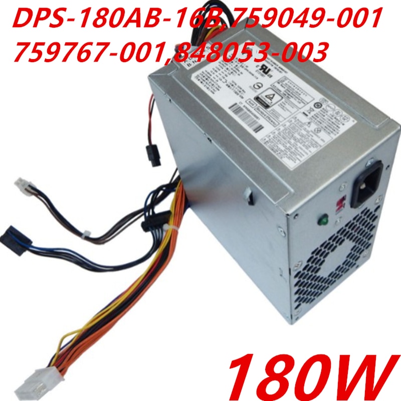 Fuente de alimentación PSU Original para HP Pavilion 510-P010 PRODESK 400 G3 180W, DPS-180AB-16B, D13-180P1A, D13-180N1A