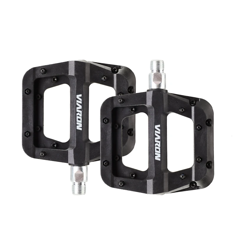 BOLANY Bike Pedal Ultralight Anti-slip 16 Nail Nylon Pedal for Mountain Bike Sealed Double Bearings Pedals Bicycle Accessories: Yellow