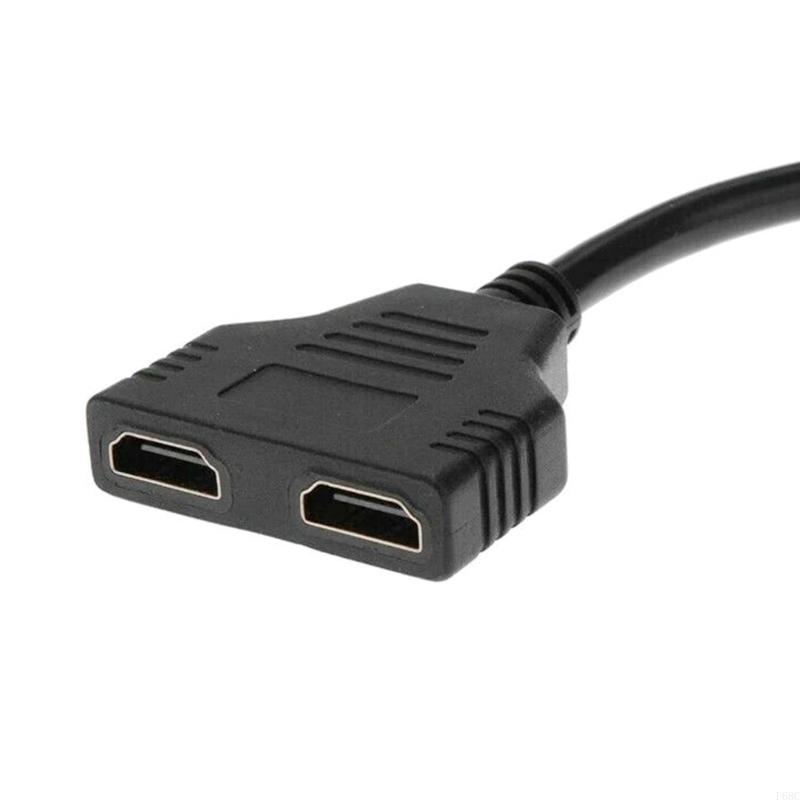 920L 1 Male to Two Female 1 to 2 Way Splitter Adapter Cable for HDTV Support Two TVs 11.8in