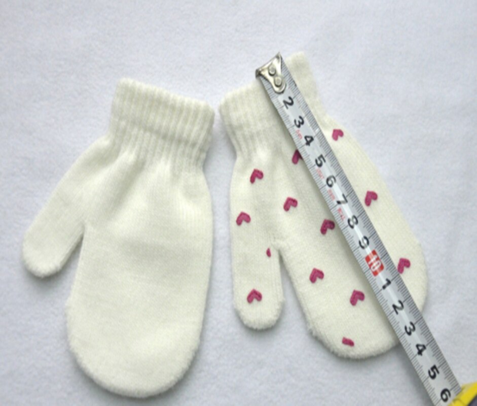 Cute Kids Winter Gloves Baby Knitting Warm Soft Gloves Toddler Mittens Dot Star Kids Boys Girls Candy Colors Mittens Unisex