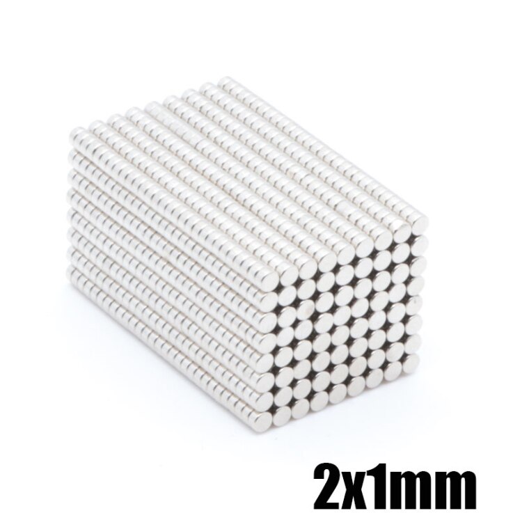 100~5000PCS 2x1 Mini Small Round Magnets 2mm*1mm Neodymium Magnet Dia 2x1mm Permanent NdFeB Super Strong Powerful Magnets 3*1 mm