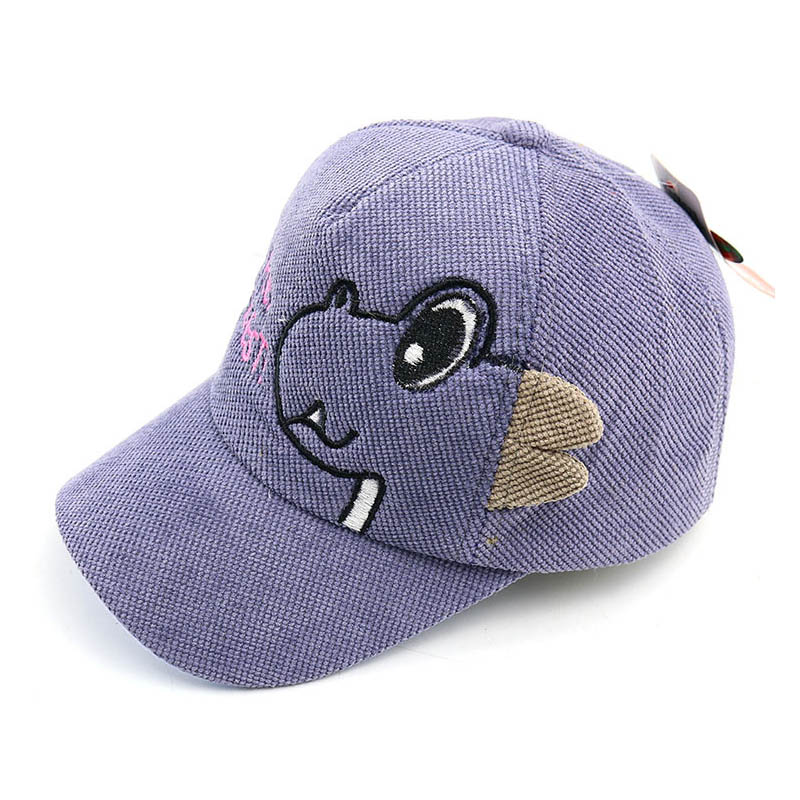 Doitbest 2 tot 8 Jaar oud Kind Baseball Cap Hip Hop herfst Corduroy dinosaurus kids Zonnehoed Jongens Meisjes Caps snapback hoeden