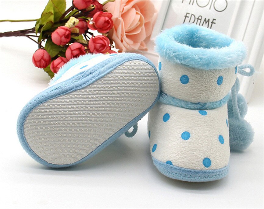 Bébé filles garçons chaussons souples bottes de neige infantile enfant en bas âge -né réchauffement chaussures premiers marcheurs antidérapant confortable bébé chaussures 70