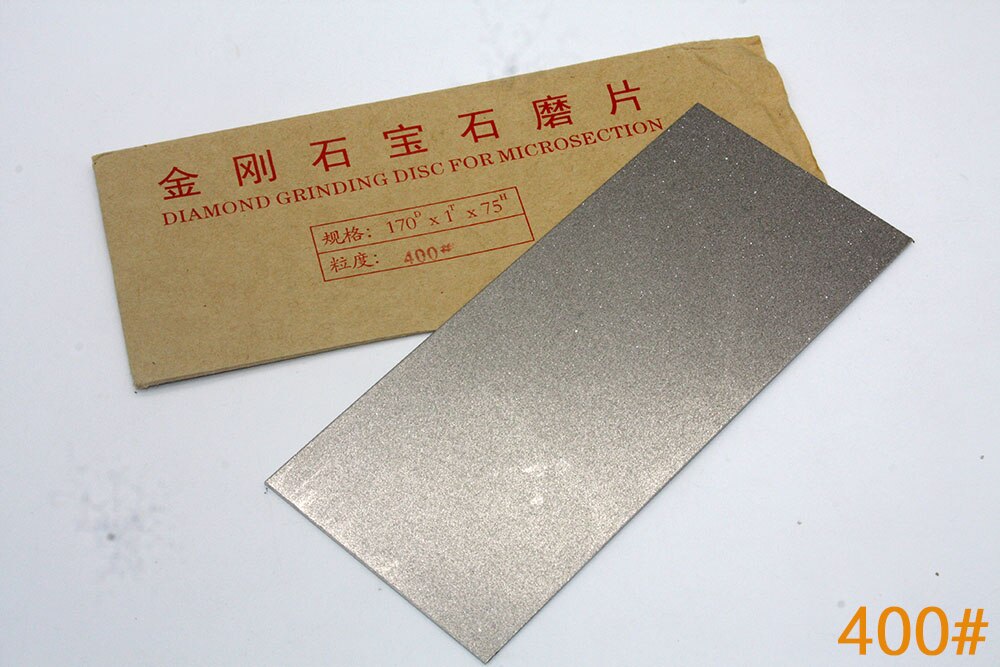1 stück Körnung Professionelle Dünne Diamant Messer Schärfen Wetzsteine Polieren Messer Spitzer Platte Schleifen Rabatt Schleif Steine: Gelb