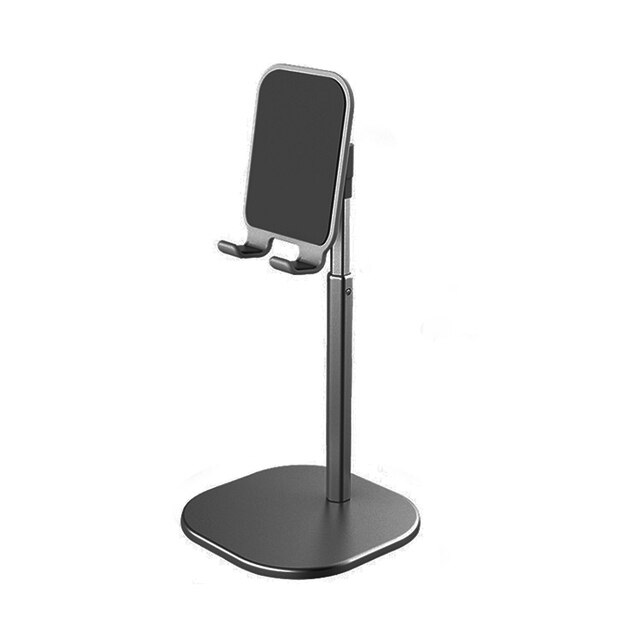 Tablet Stand Adjustable Foldable Tablet Holder For iPad Samsung Xiaomi Huawei Tablet Holder Aluminium Alloy Desktop Stand: black