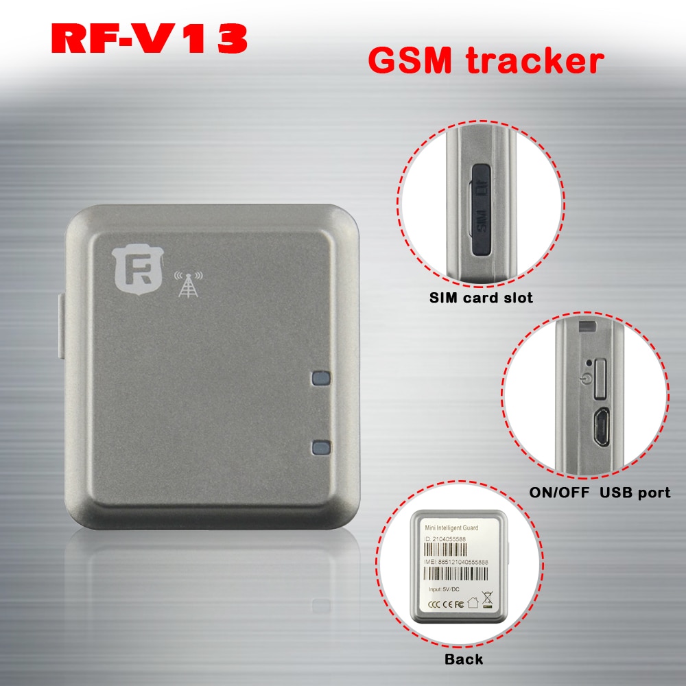 Tracker RF-V13 Home Veiligheid Asset Bescherming Voice Container Deur Opening Monitoring Apparaat Gratis Platfrom & App Tracking 1 Bestelling