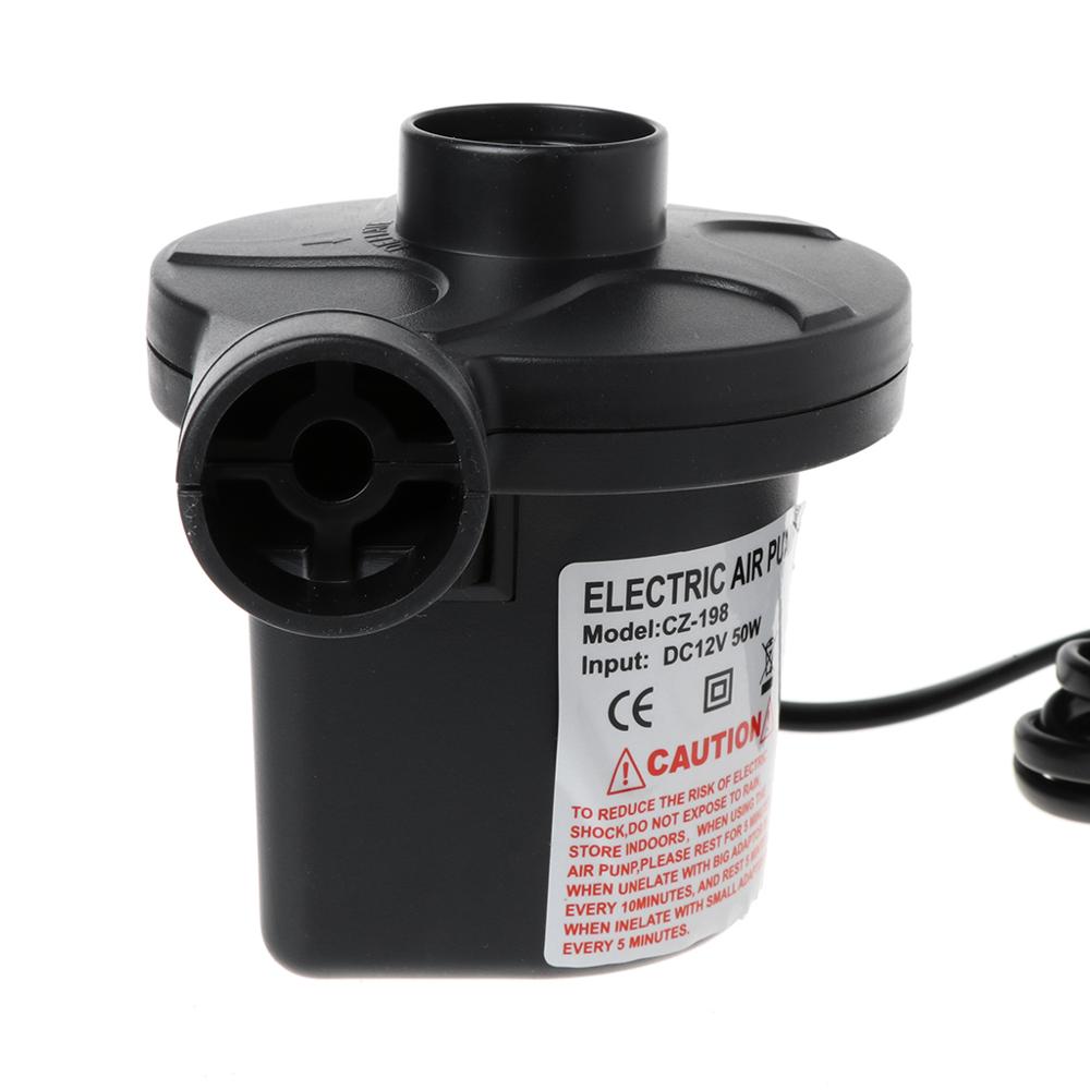 50W Pompa di aria Elettrica Pompa Portatile Materasso Ad aria Pompa di Gonfiaggio Deflatore per Gommoni