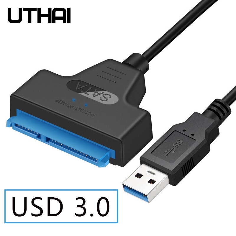 Uthai T35 Hdd Adapter Van Ssd USB3.0 Type-C Om SATA3 Converter Kabel Voor 2.5 Inch Sata Harde Schijf disk Ssd 5Gbps JMS578 Chip: T14-USB3.0