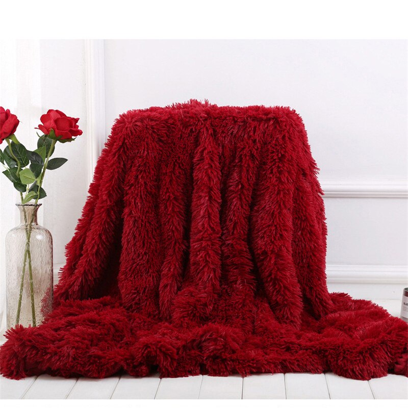 80 x 120cm 1pc blød varm fluffy shaggy seng sovesofa sengetæppe børn sikkerhedssengetøj lagen smide boligindretning behageligt tæppe: Model 18