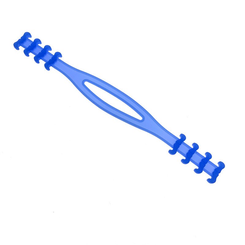 Silicage-le avec contour d'oreille masque facial crochet monté sur la tête enfants ceinture élastique masque facial corde oreille ajustement produit utile: Silica Gel Anti Lace B Style Blue