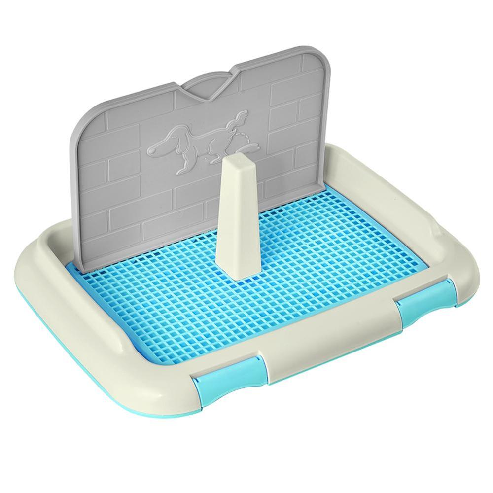 Portable Pet Indoor Toilet For Dogs Wc For Dogs Dog Toilet Tray Potty Training Easy To Clean Simulation Wall,No-Torn Puppy Pad: F