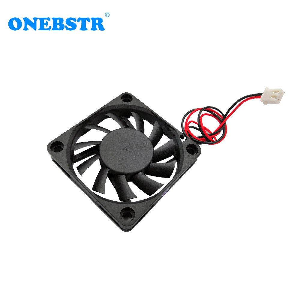 6010 Brushless Fan DC12V 0.1A 60X60X10mm Fan XH2.54-2Pin Small Power Supply 6cm 60mm Cooling Fan Length 250mm