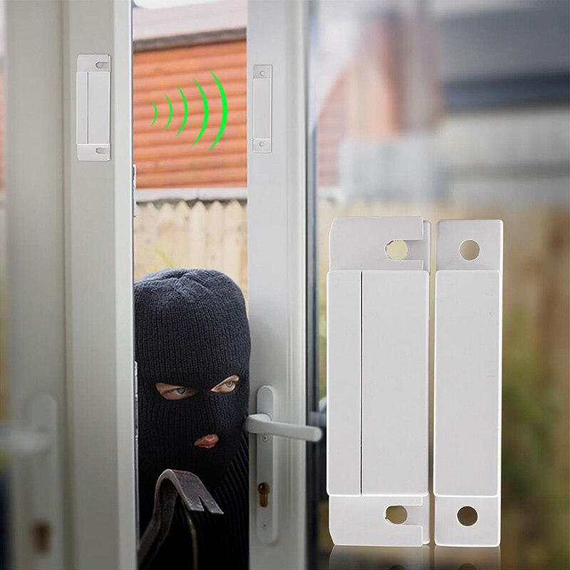 FUERS 10A GSM Alarm System for Home Security System with Wired PIR Motion Door Sensor Dual Antenna Burglar Alarm Remote control