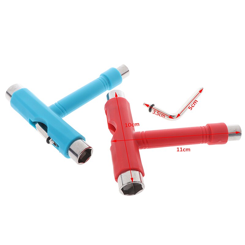 T-typ skateboard verktyg skruvmejsel socket skate t-tool spark scooter verktyg
