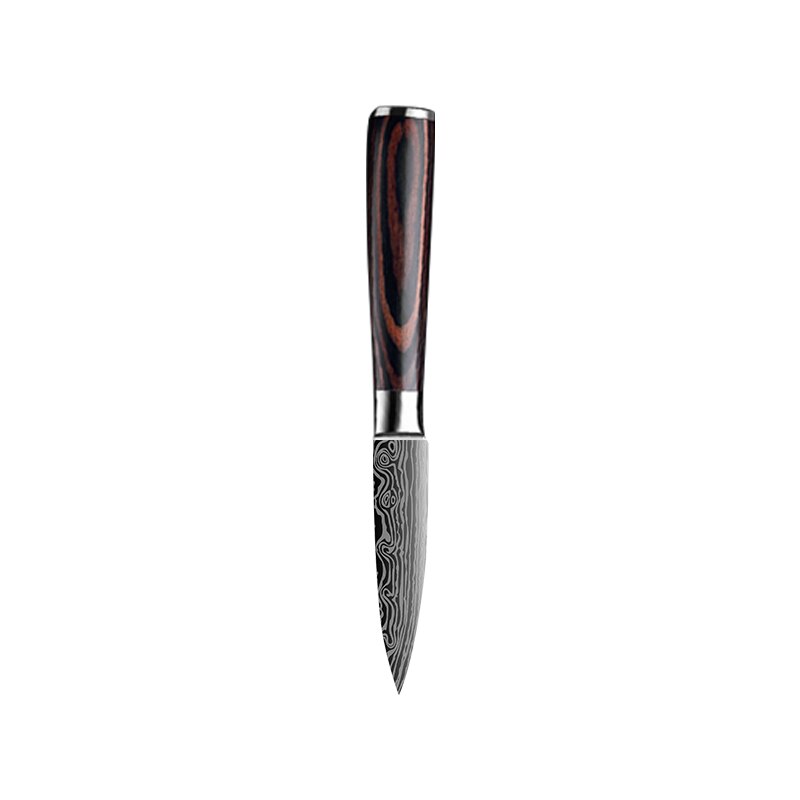 Kitchen Knives Set Sharp Chef Knives Japanese 7CR17 440C High Carbon Stainless Steel 4CR13 Boning Damascus: Paring Knife