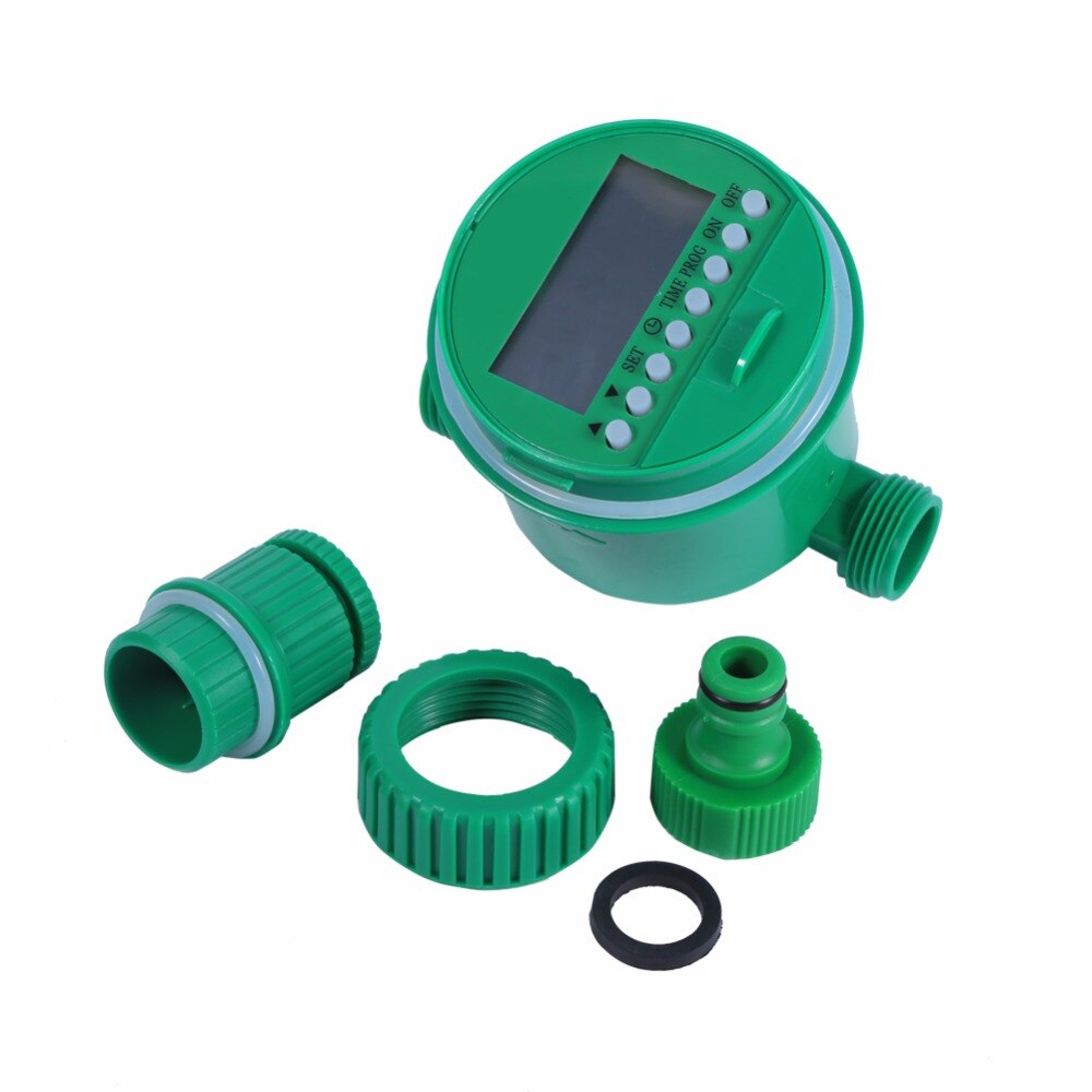 Automatic Digital LCD EECOO Electronic Irrigation Timer Home Water Timer Plastic Garden Irrigation Controller Watering Programs