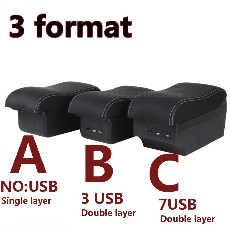 Armstöd för renault dacia duster armstöd dubbla lager central butik innehåll box usb laddning bil-styling dekoration tillbehör