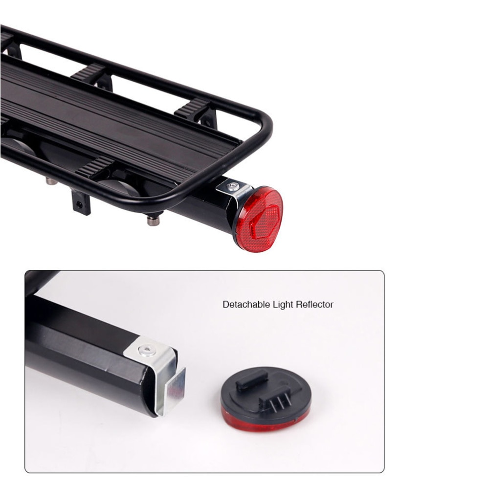 Quick Release Fiets Carrier Rack Aluminium Achter Fietstas Bagagedrager Plank Fietsen Cargo Rekken Bike Mount Rekken Zadelpen (Bl
