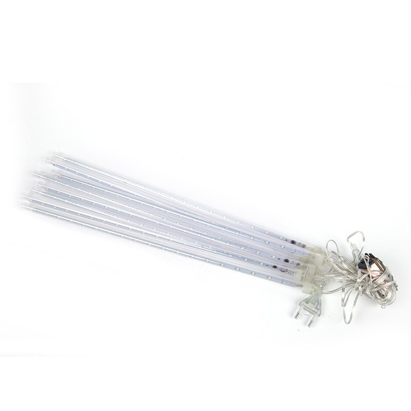 30cm/50cm ledet meteor dusj krans stripe lys utendørs vanntette eventyrlys til hage gate juledekorasjon