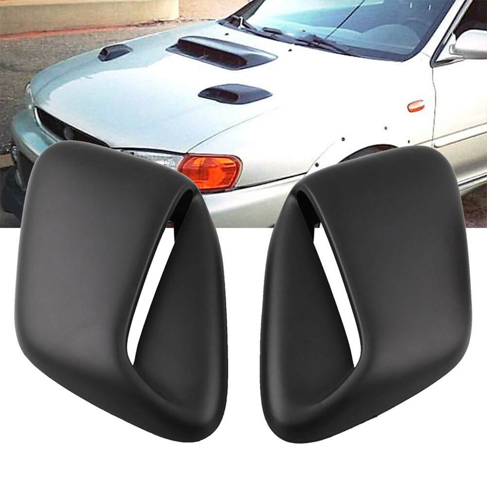 ABS Car Air Intake Scoop Bonnet Hood Vent Front Hood Vent Modified Hood Engine Cover For Subaru 99-01 GC8 GF8 STi WRX 2.5RS: Default Title