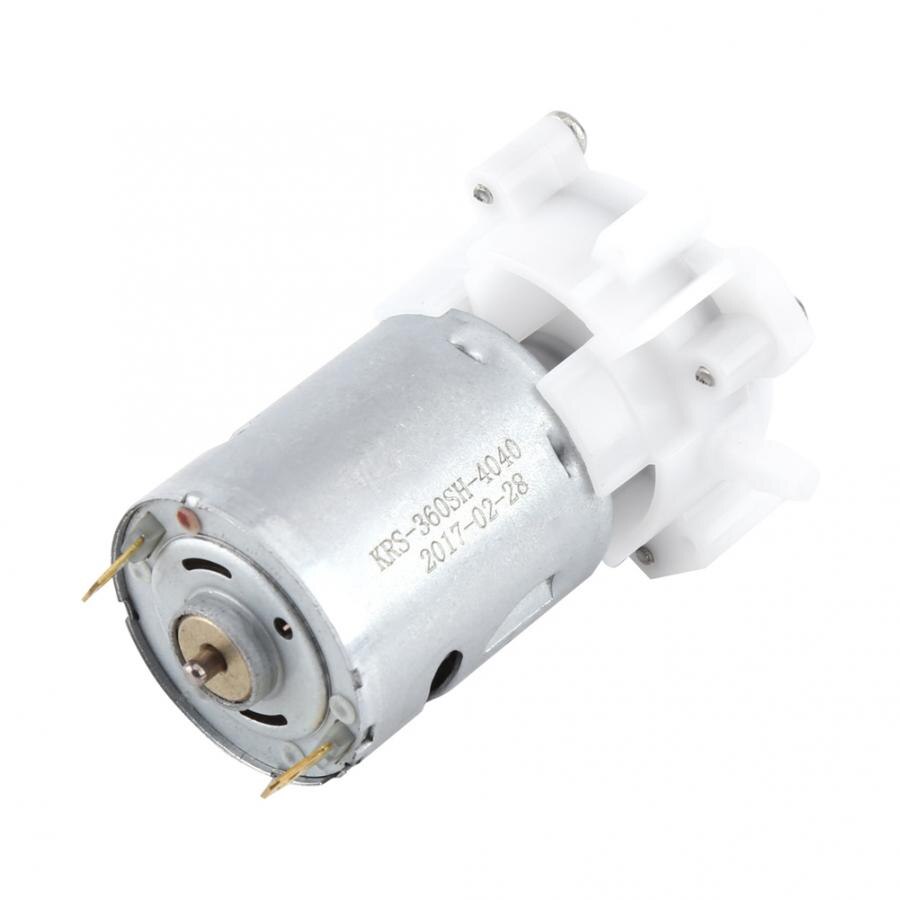 DC 3-12V Mini Self-priming Gear Pump 4mm Diameter Aquarium Water Pumping Tool with RS-360SH Motor Pump